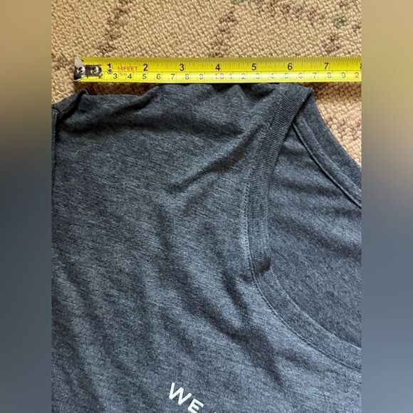 Om & Ah London Long sleeve boat neck soft t shirt w text M NWOT - Picture 5 of 11